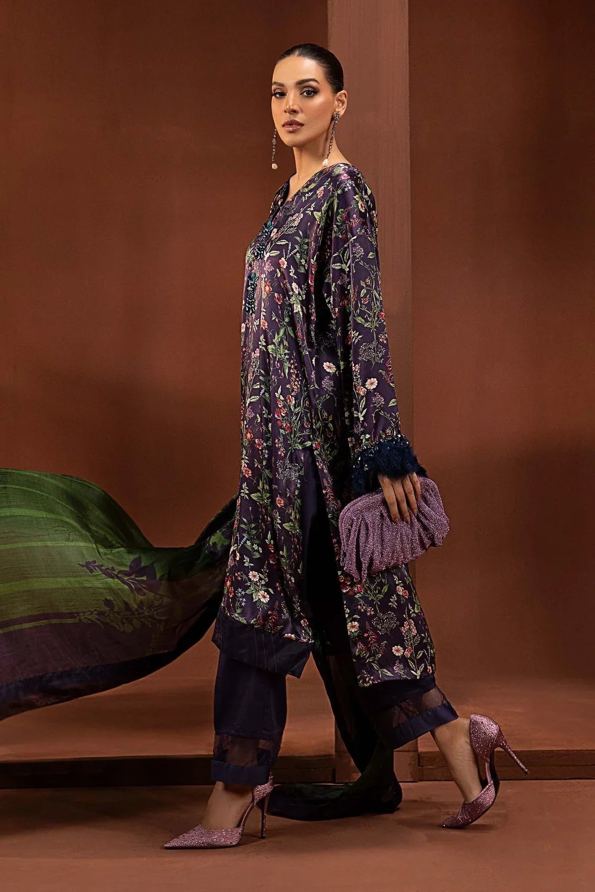 Maria B | Silk Collection 24 | MPS-PF24-05 - Aqsa Fabrics