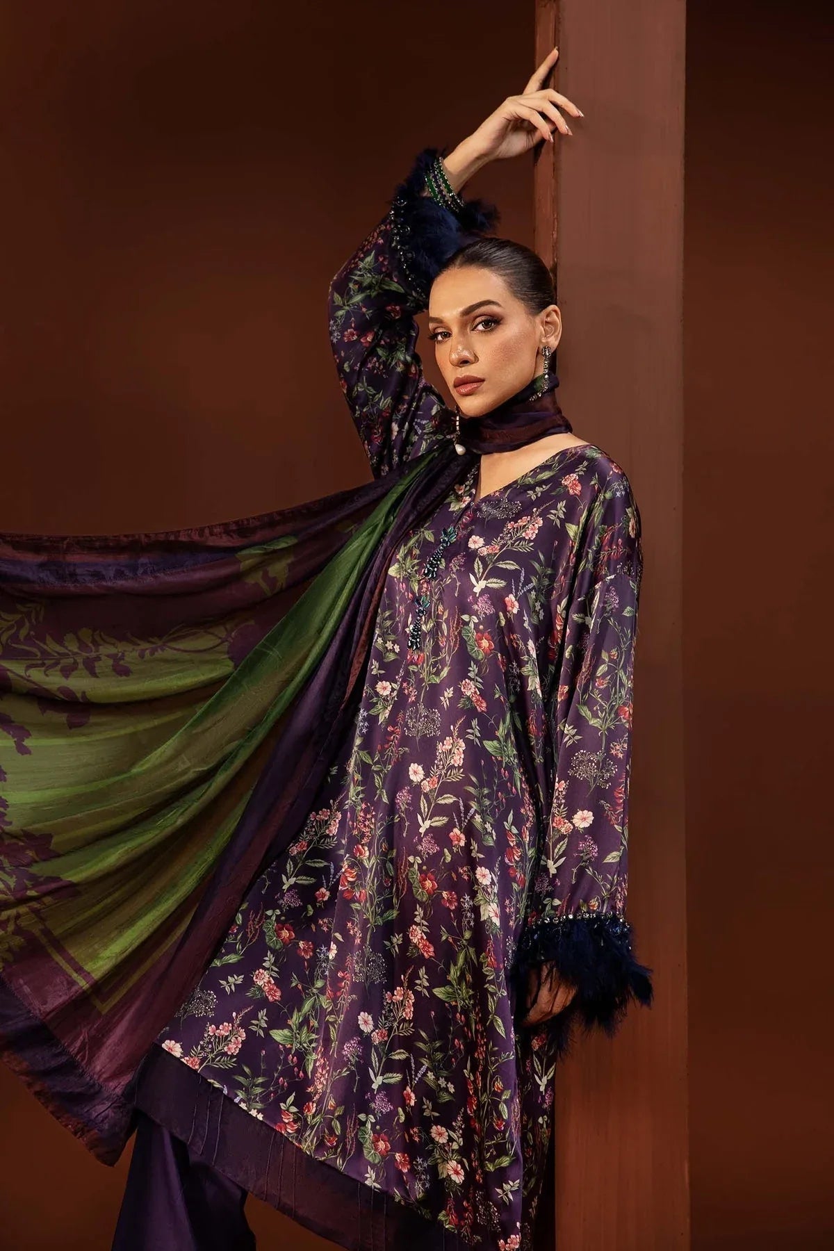 Maria B | Silk Collection 24 | MPS-PF24-05 - Aqsa Fabrics