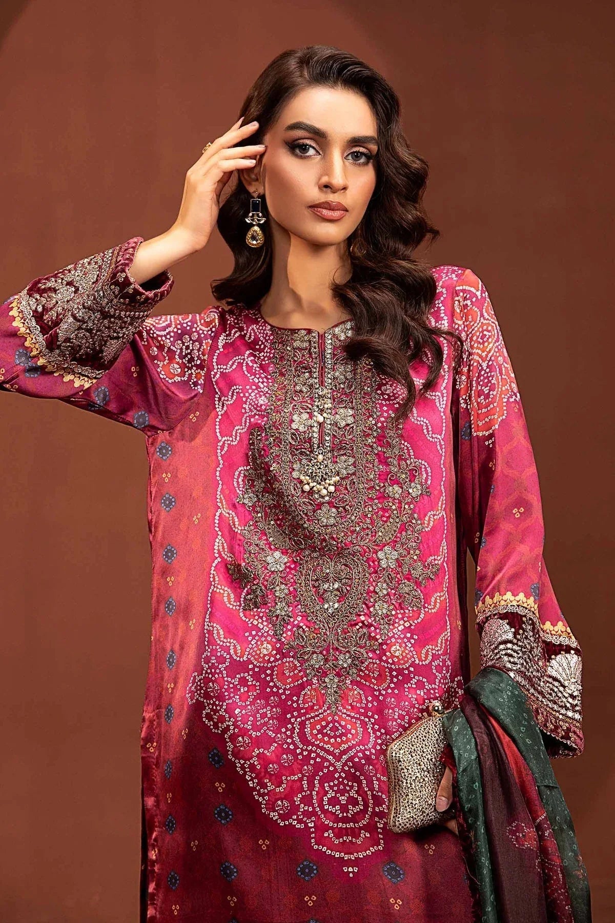 Maria B | Silk Collection 24 | MPS-PF24-07 - Aqsa Fabrics