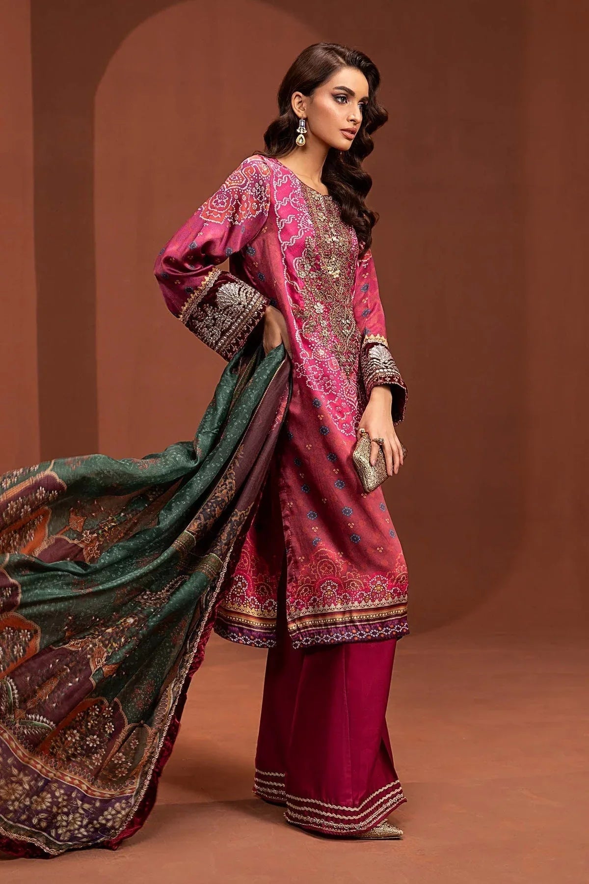 Maria B | Silk Collection 24 | MPS-PF24-07 - Aqsa Fabrics