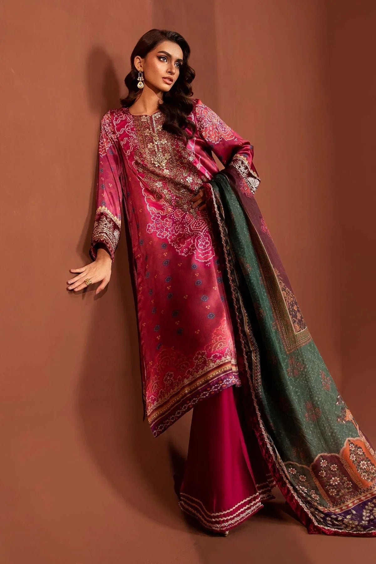 Maria B | Silk Collection 24 | MPS-PF24-07 - Aqsa Fabrics