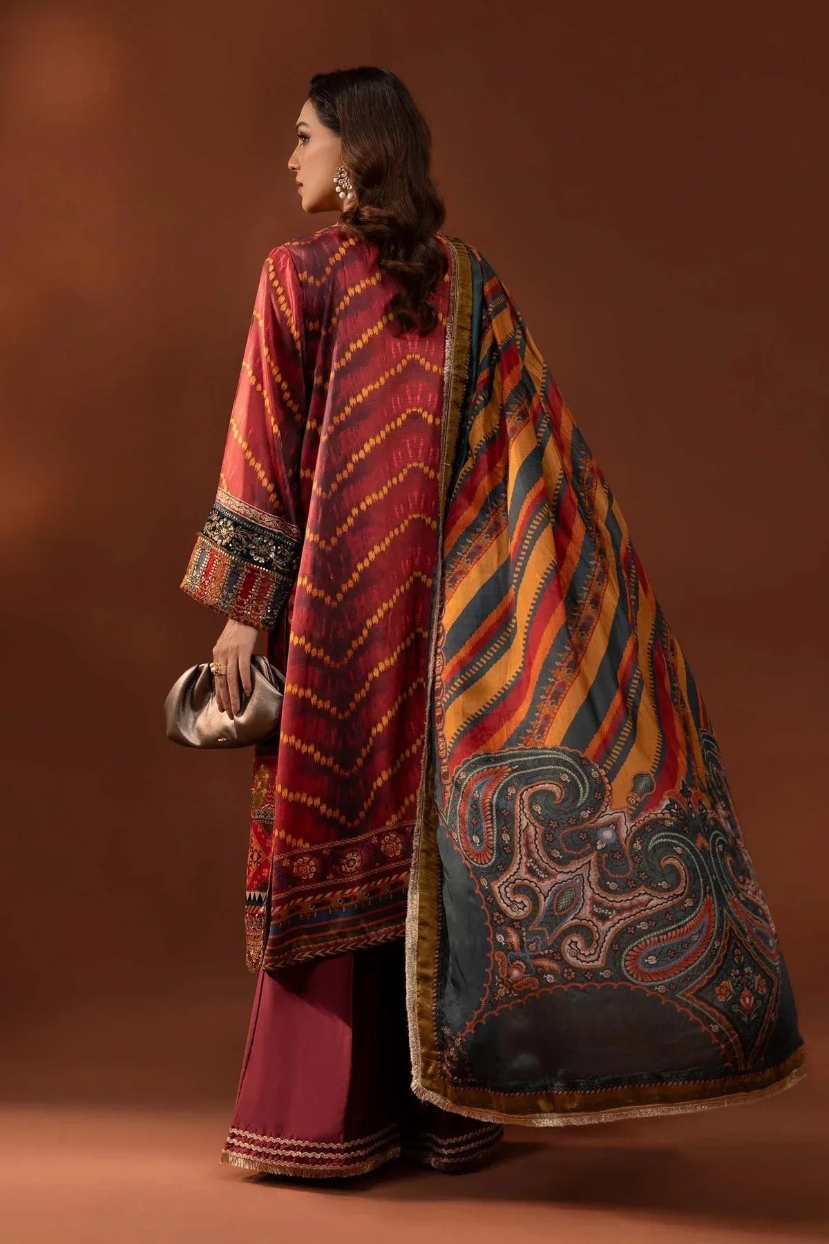 Maria B | Silk Collection 24 | MPS-PF24-08 - Aqsa Fabrics