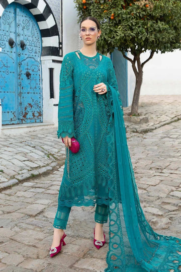Maria B | Voyage a' Luxe Lawn | D-2402-A - Aqsa Fabrics