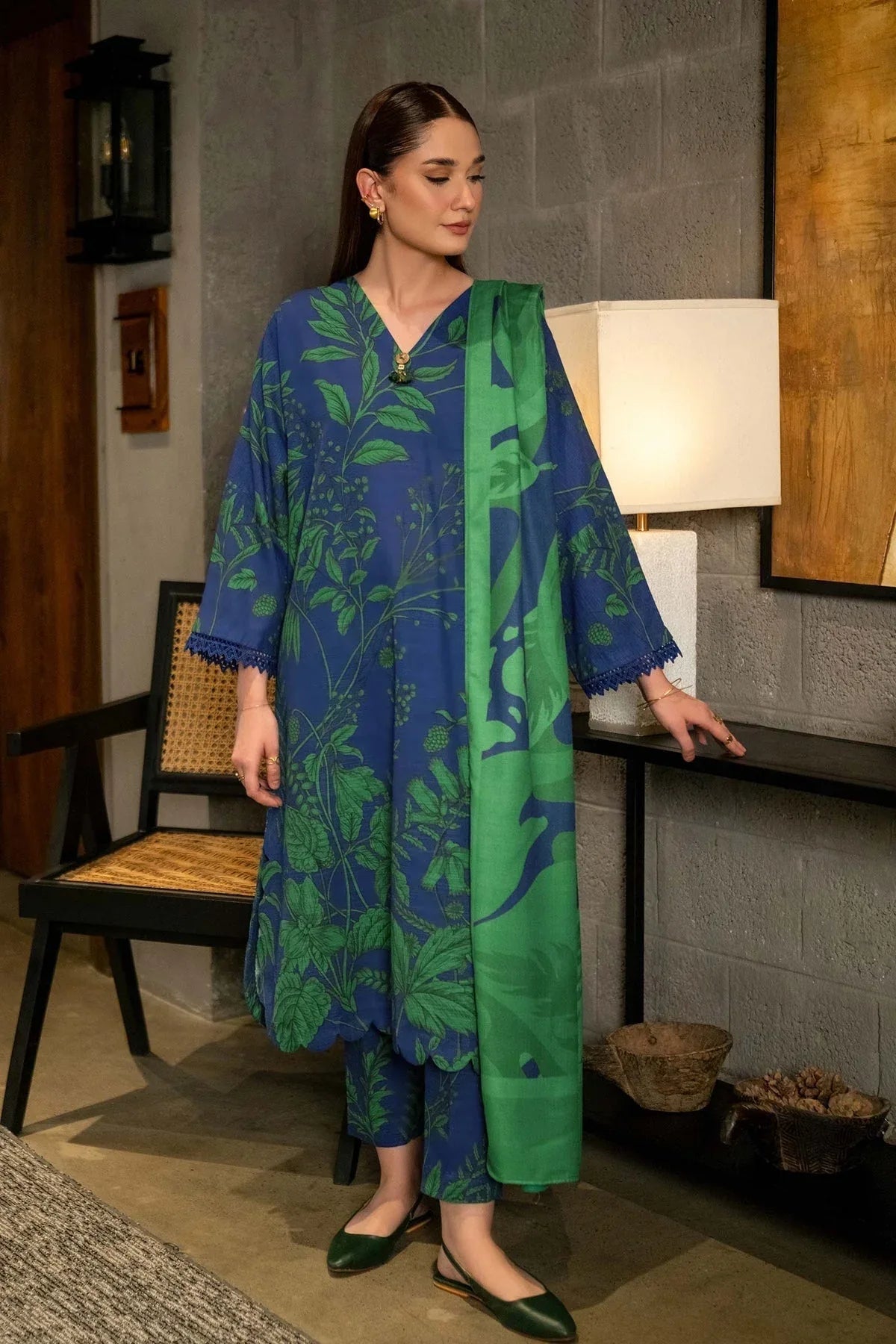 Maria B | Winter Basics 2024 |  501-B - Aqsa Fabrics