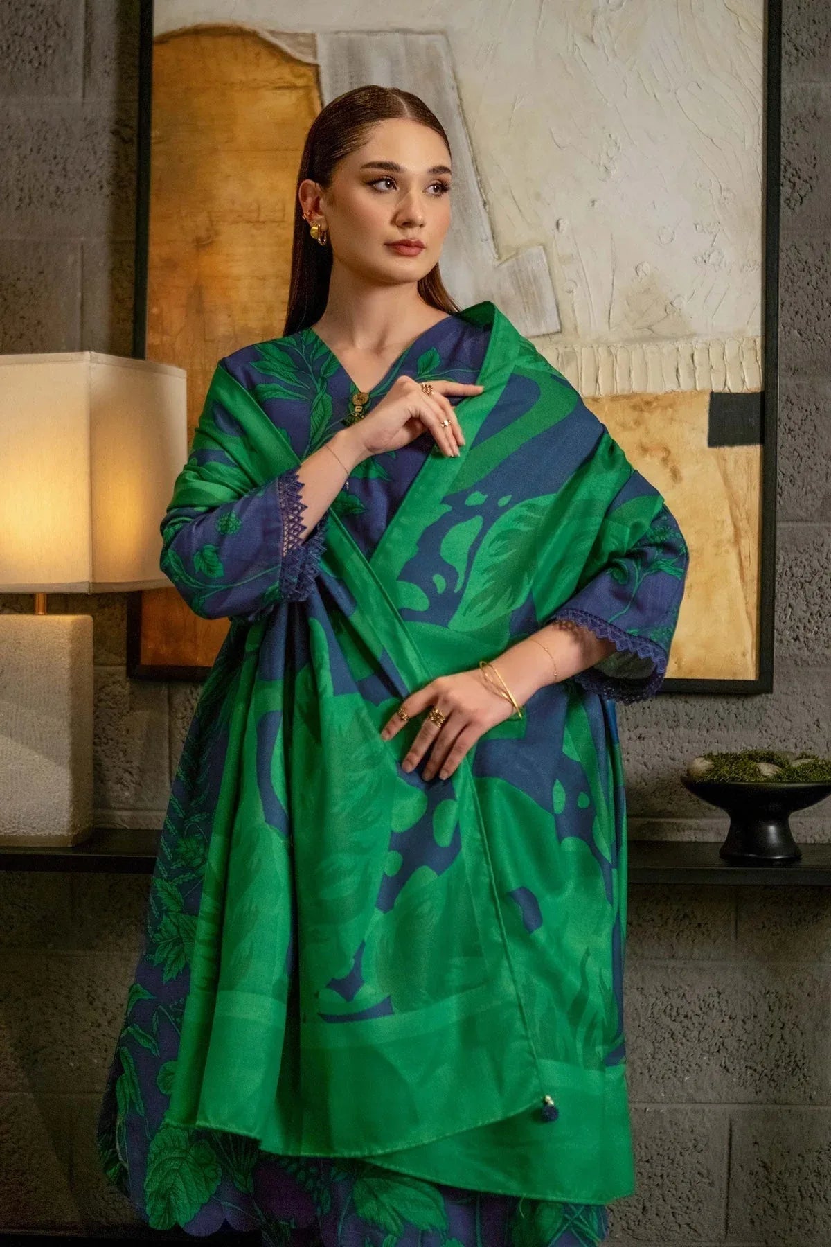 Maria B | Winter Basics 2024 |  501-B - Aqsa Fabrics