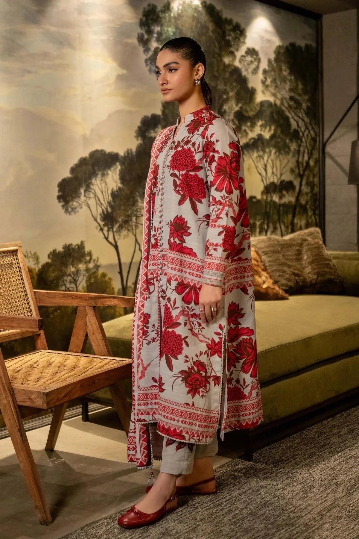 Maria B | Winter Basics 2024 |   503-A - Aqsa Fabrics