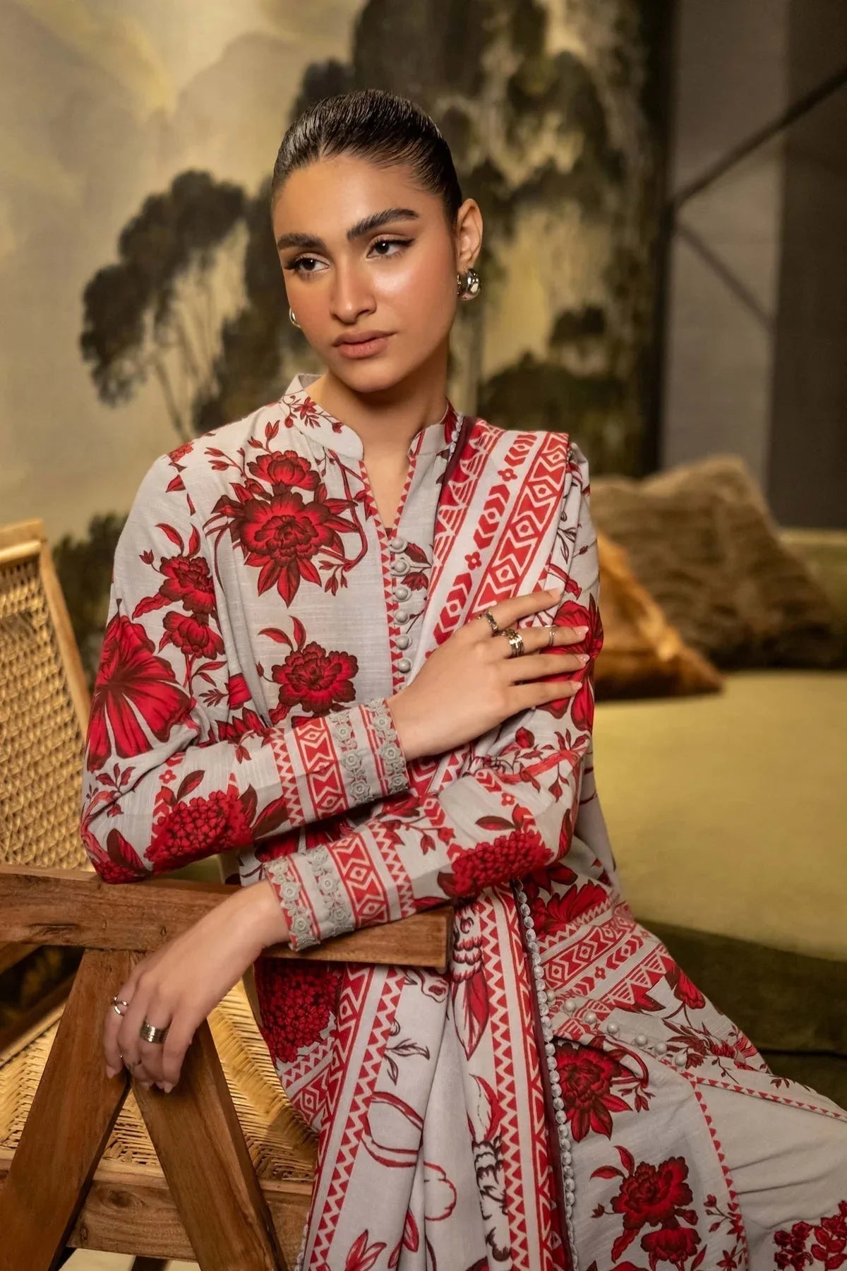 Maria B | Winter Basics 2024 |   503-A - Aqsa Fabrics