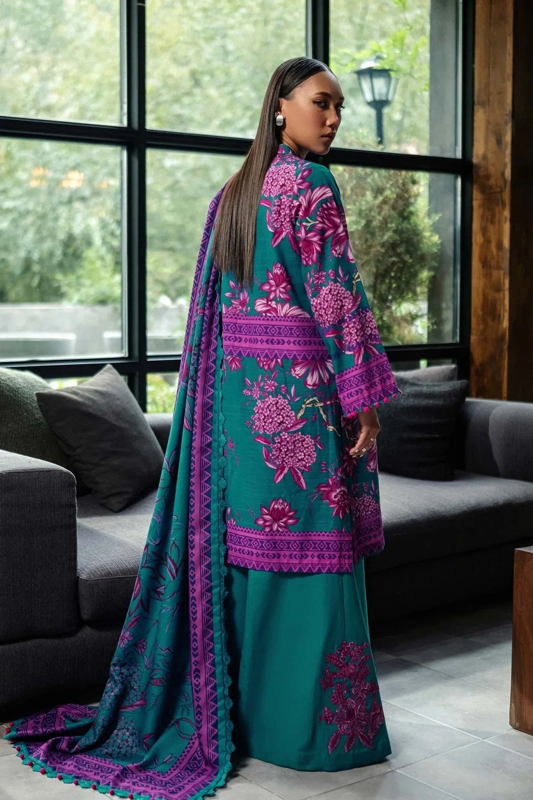 Maria B | Winter Basics 2024 |   503-B - Aqsa Fabrics