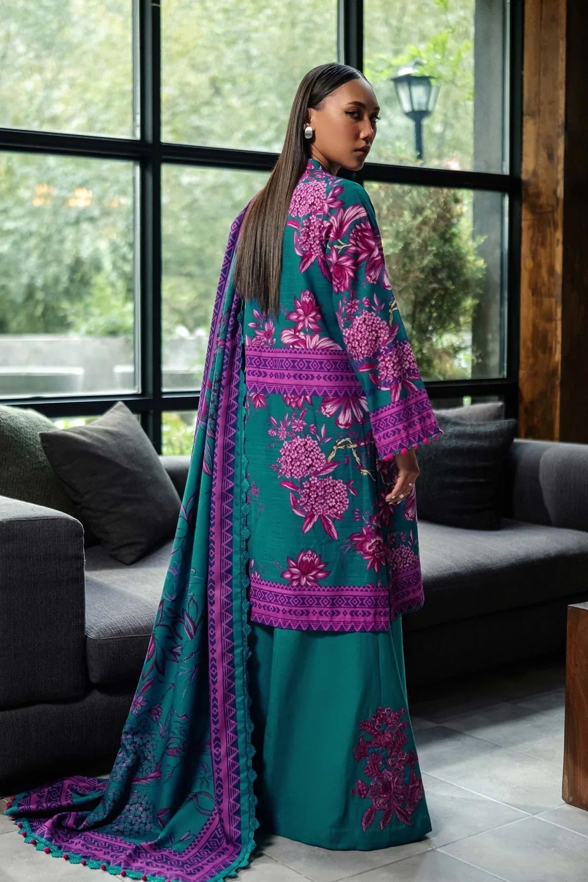 Maria B | Winter Basics 2024 |   503-B - Aqsa Fabrics