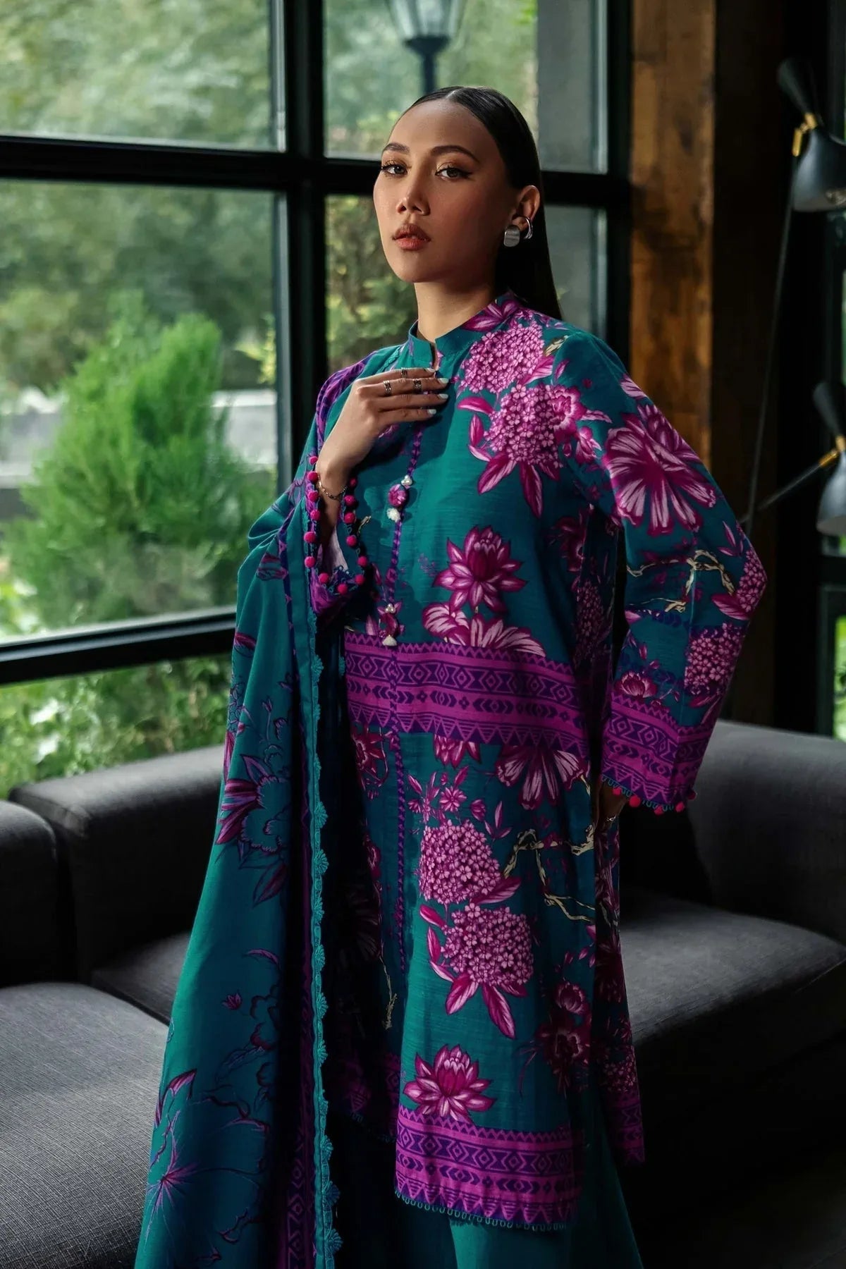 Maria B | Winter Basics 2024 |   503-B - Aqsa Fabrics