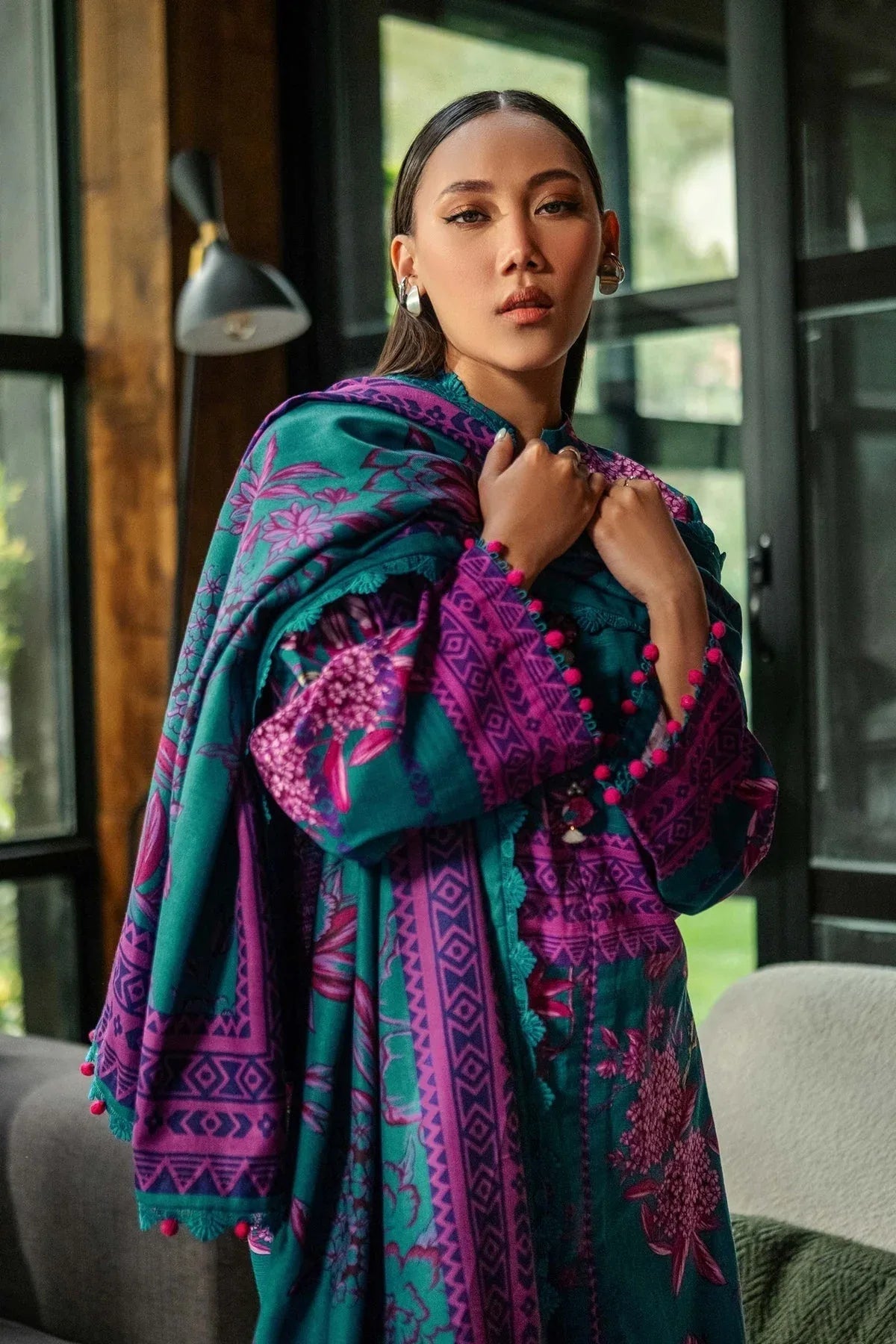 Maria B | Winter Basics 2024 |   503-B - Aqsa Fabrics