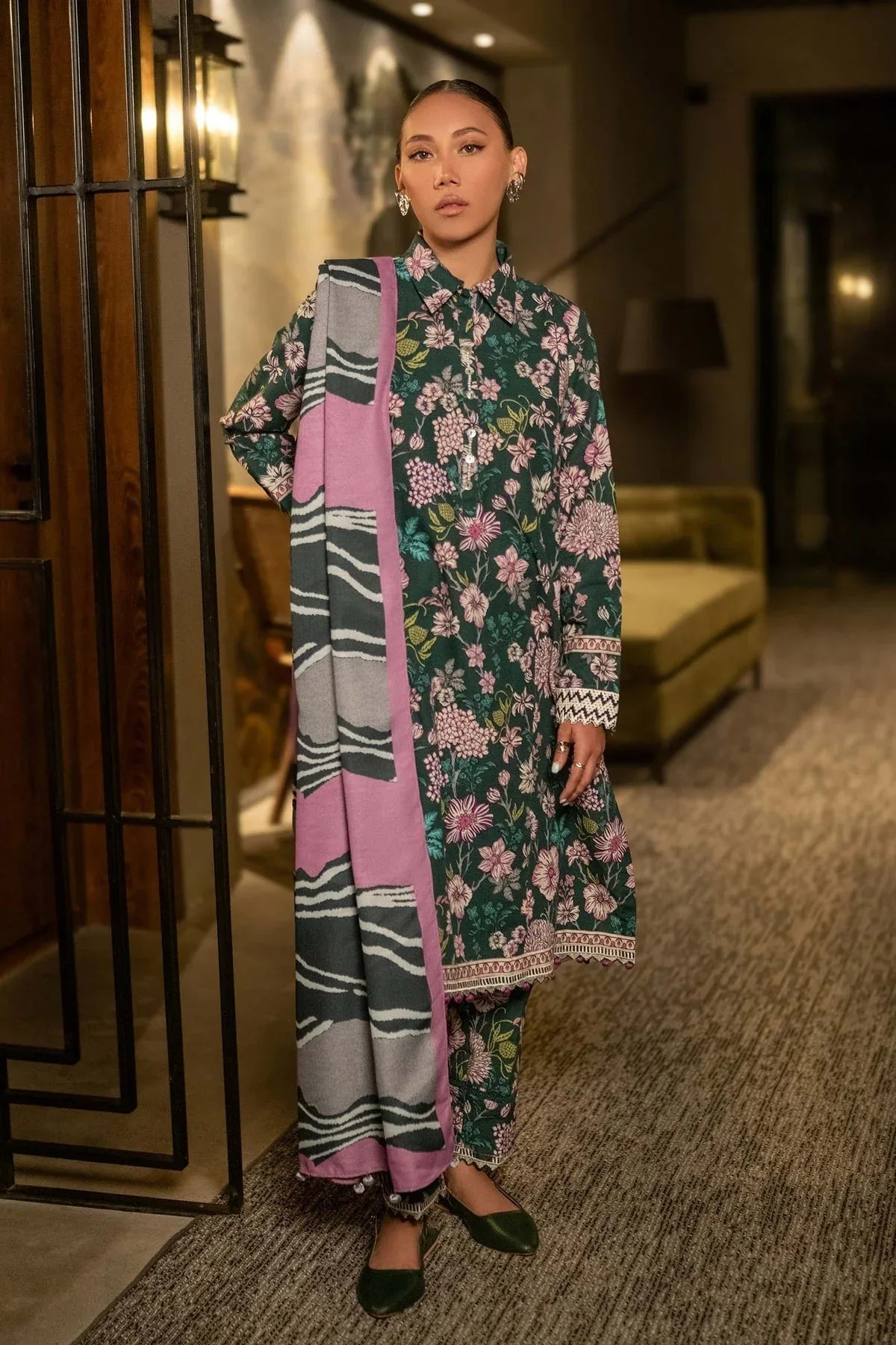 Maria B | Winter Basics 2024 |  504-B - Aqsa Fabrics