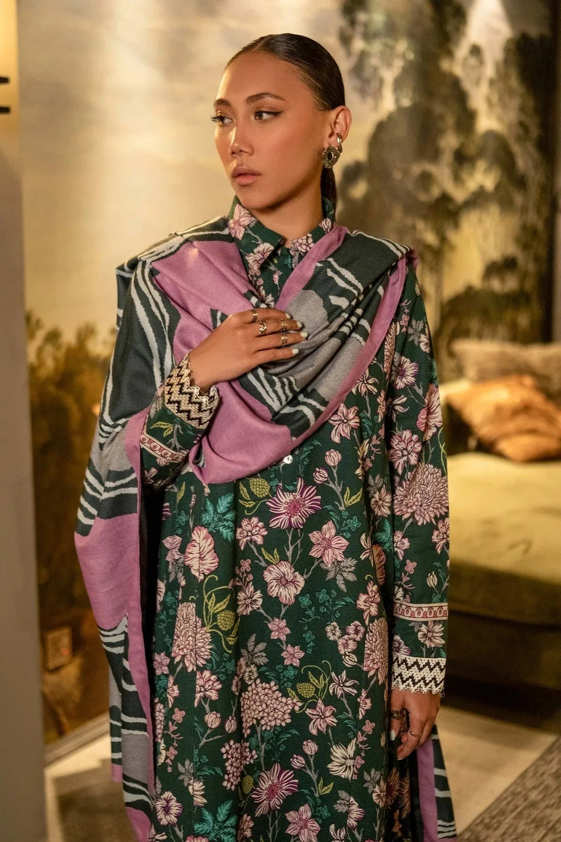 Maria B | Winter Basics 2024 |  504-B - Aqsa Fabrics