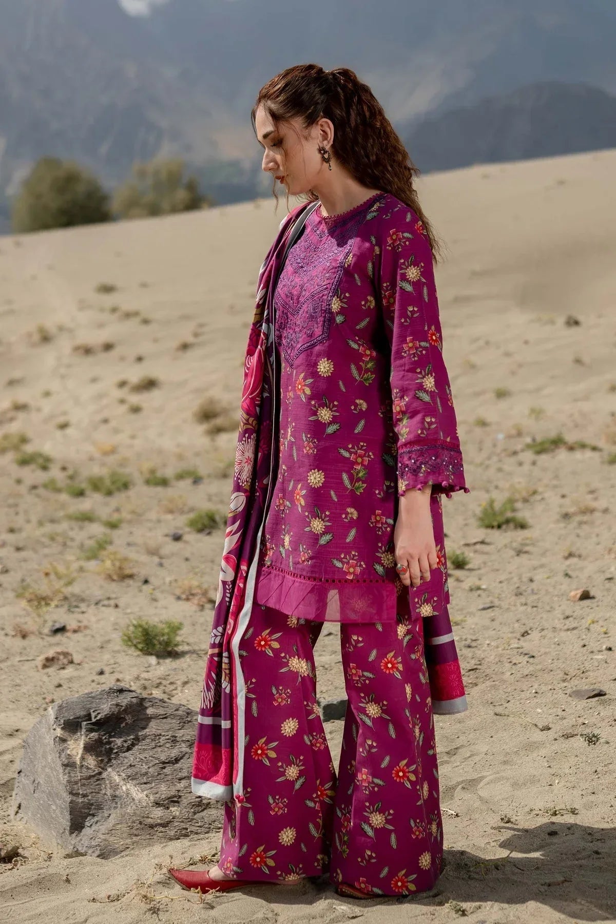 Maria B | Winter Basics 2024 |   505-A - Aqsa Fabrics