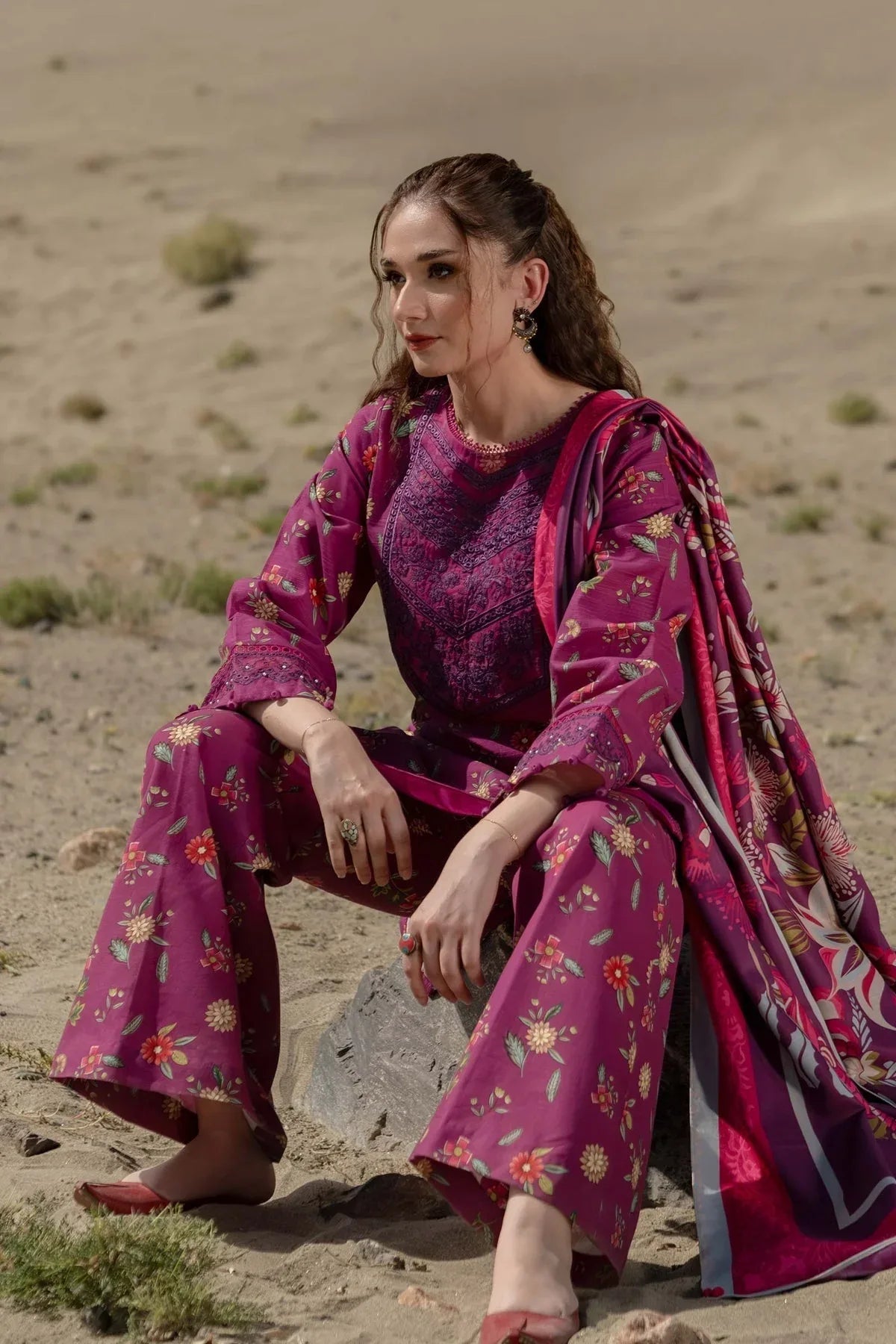 Maria B | Winter Basics 2024 |   505-A - Aqsa Fabrics
