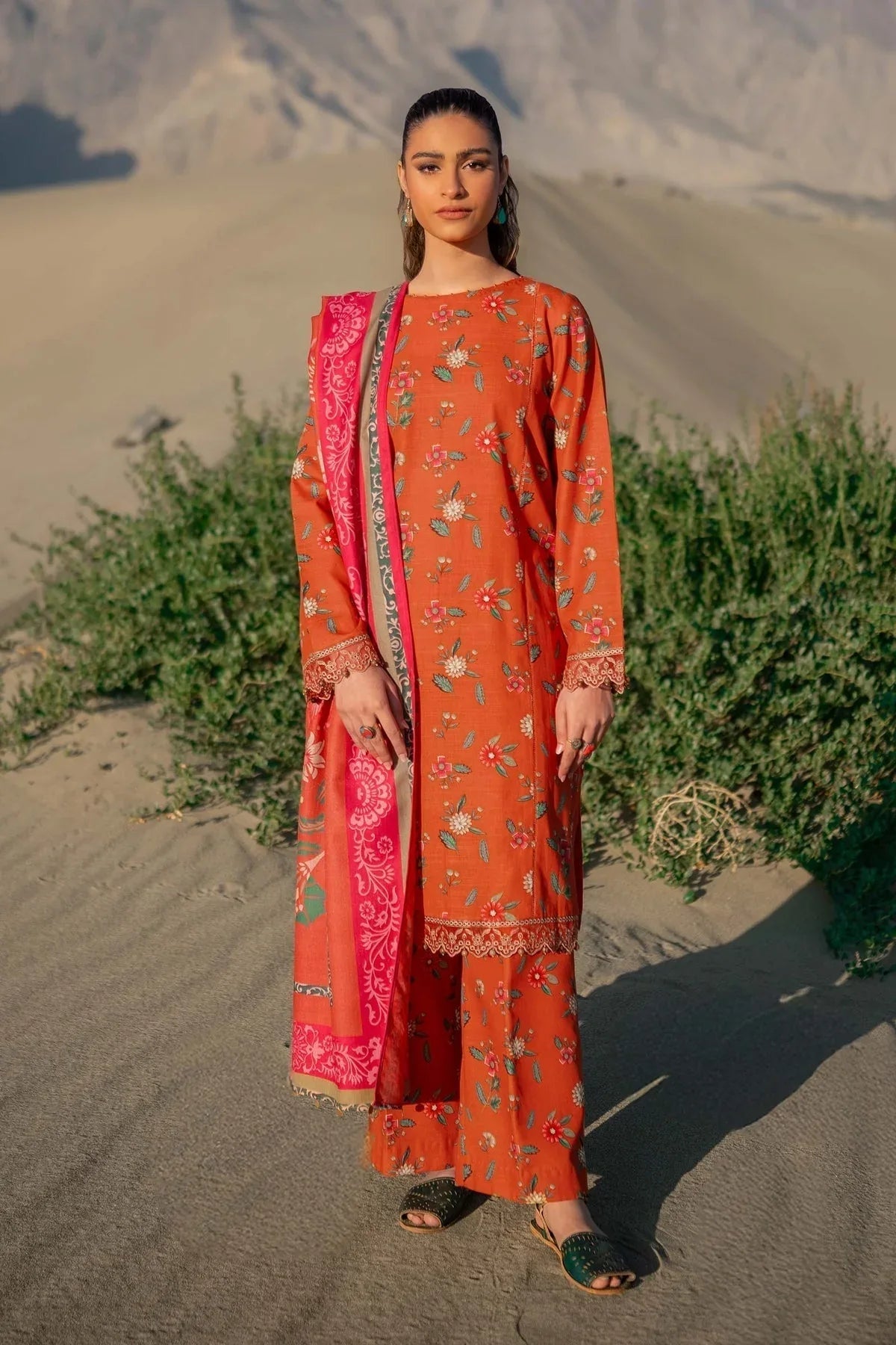 Maria B | Winter Basics 2024 |  505-B - Aqsa Fabrics