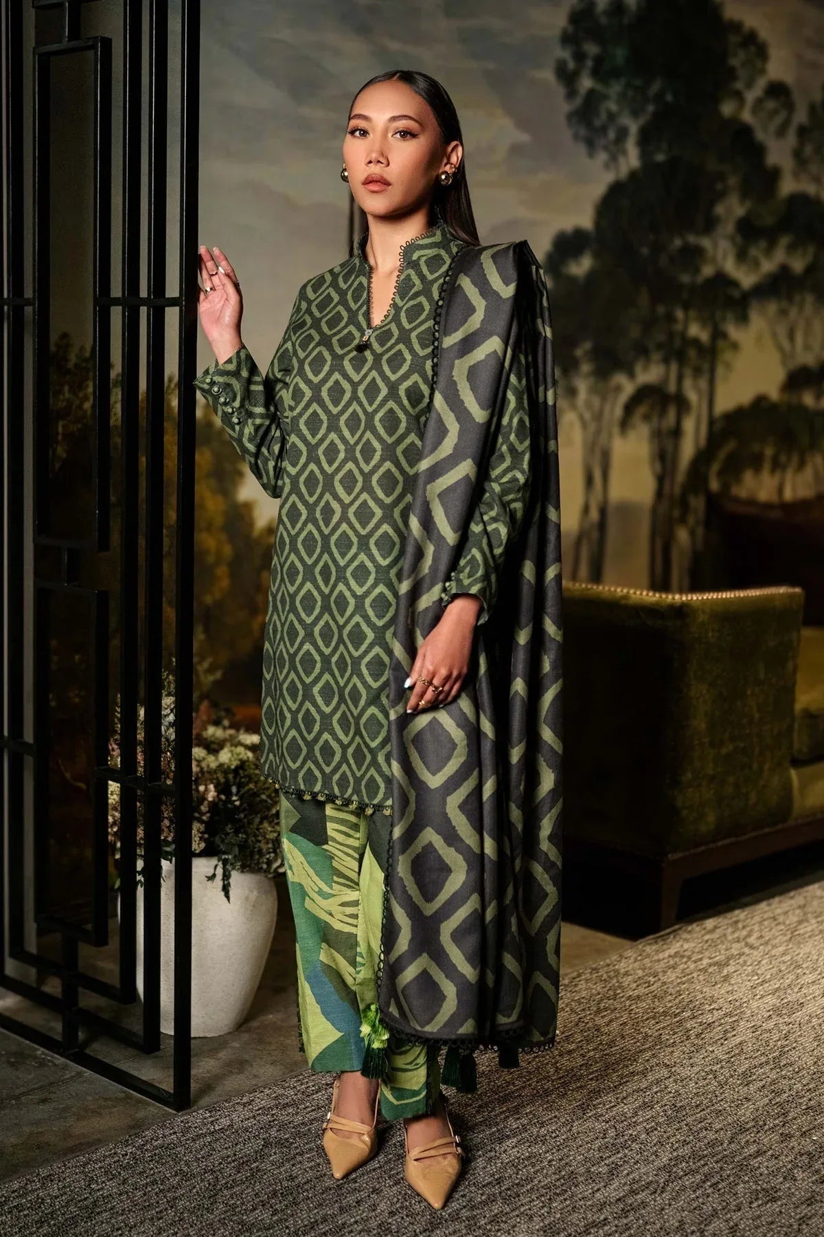 Maria B | Winter Basics 2024 |  506-A - Aqsa Fabrics