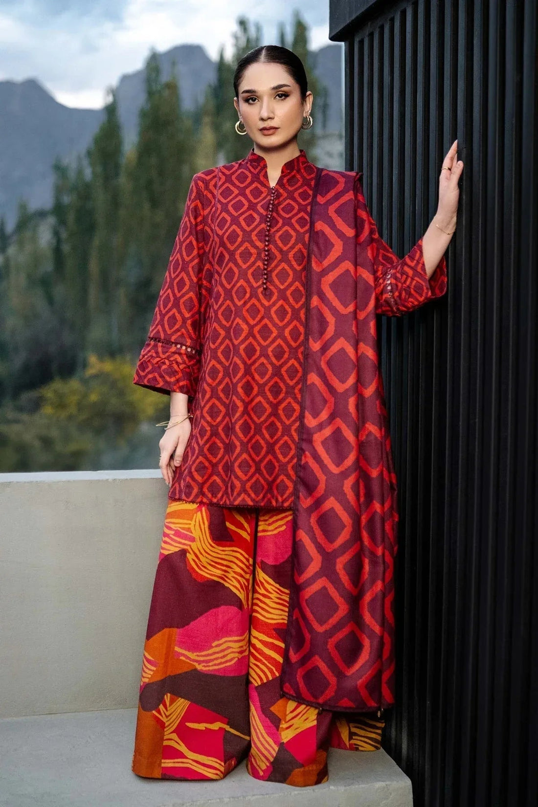 Maria B | Winter Basics 2024 |  506-B - Aqsa Fabrics