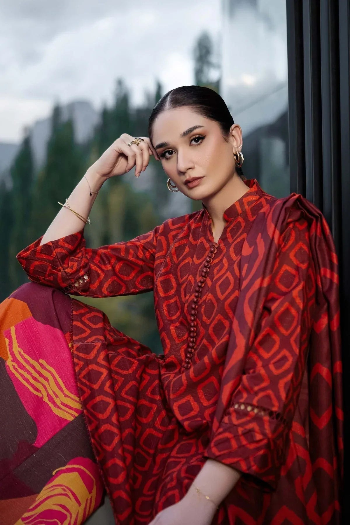 Maria B | Winter Basics 2024 |  506-B - Aqsa Fabrics