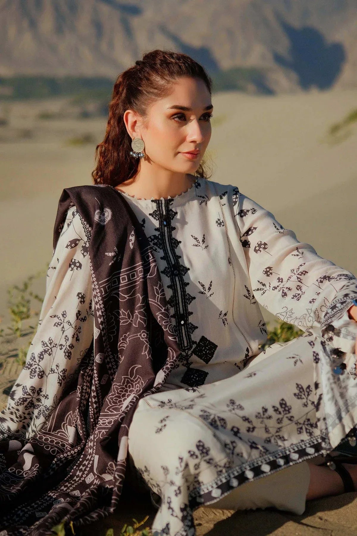 Maria B | Winter Basics 2024 |  507-A - Aqsa Fabrics