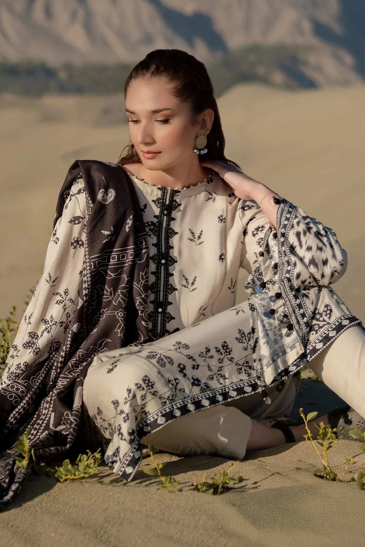 Maria B | Winter Basics 2024 |  507-A - Aqsa Fabrics