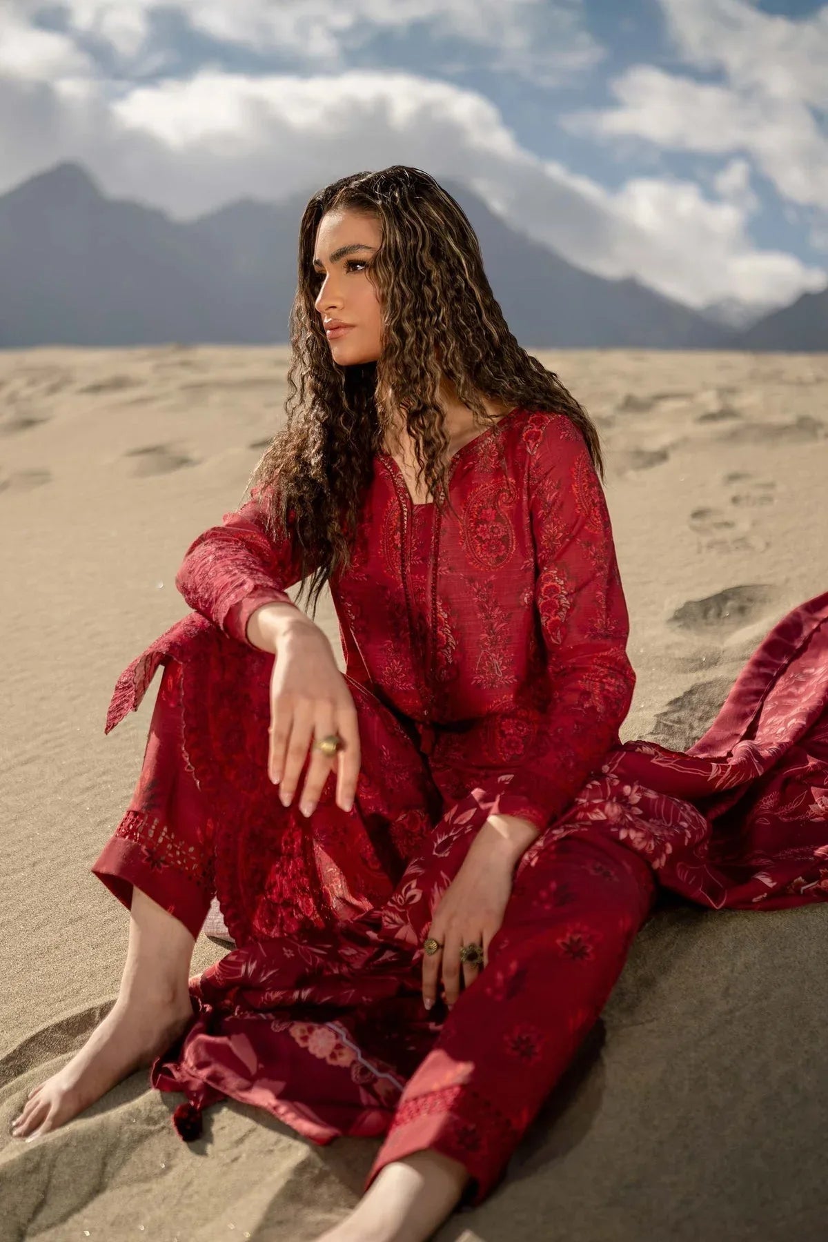 Maria B | Winter Basics 2024 |  508-B - Aqsa Fabrics