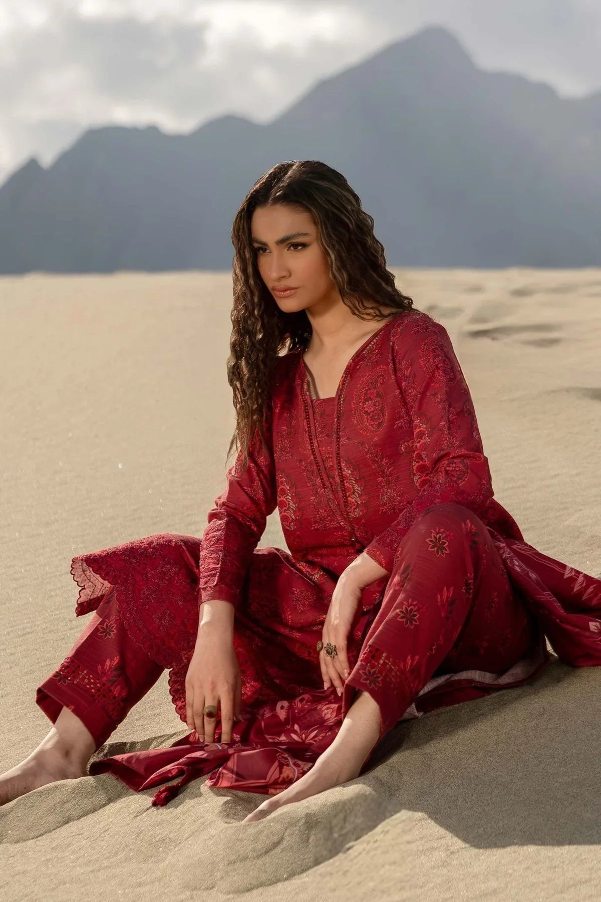 Maria B | Winter Basics 2024 |  508-B - Aqsa Fabrics