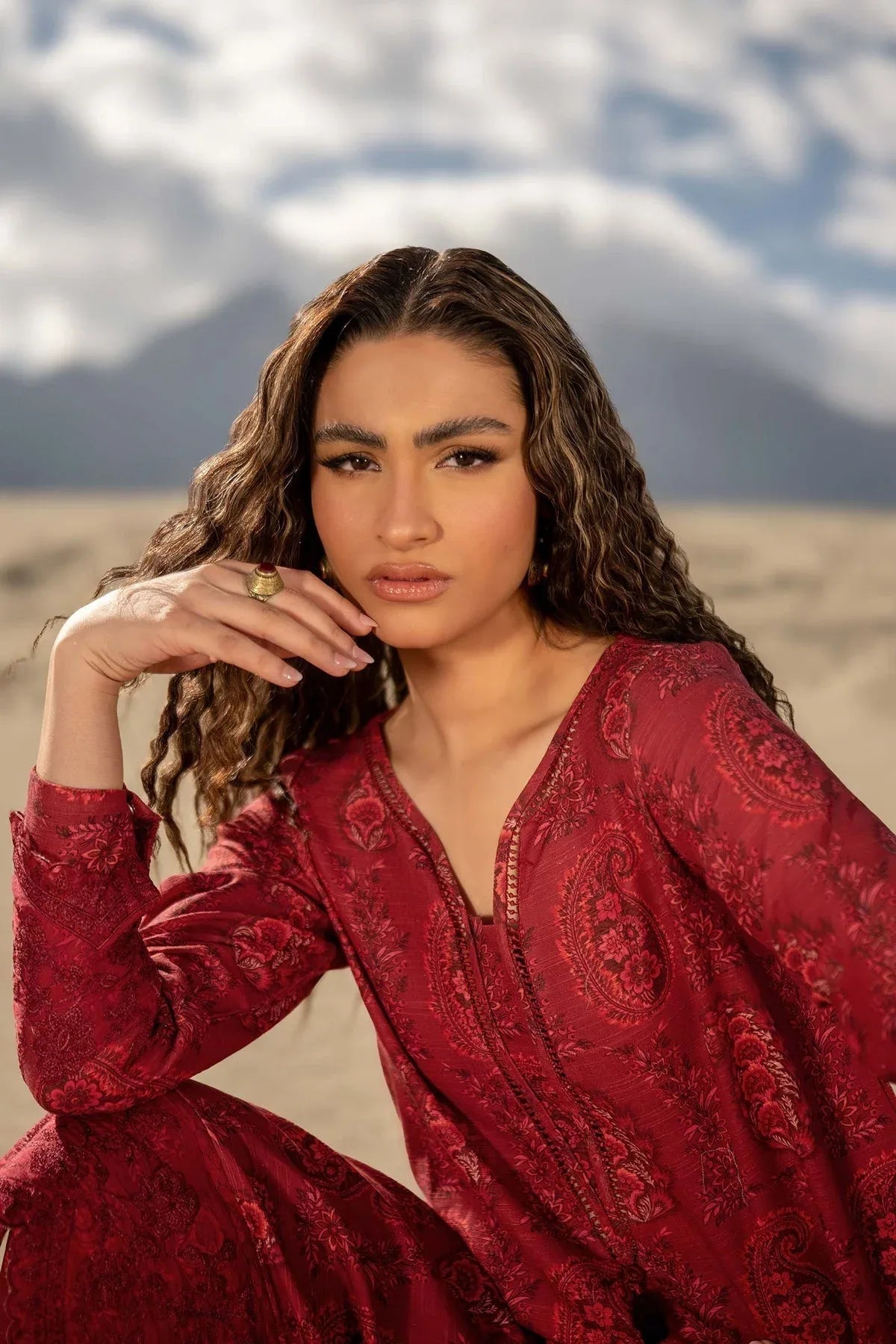 Maria B | Winter Basics 2024 |  508-B - Aqsa Fabrics