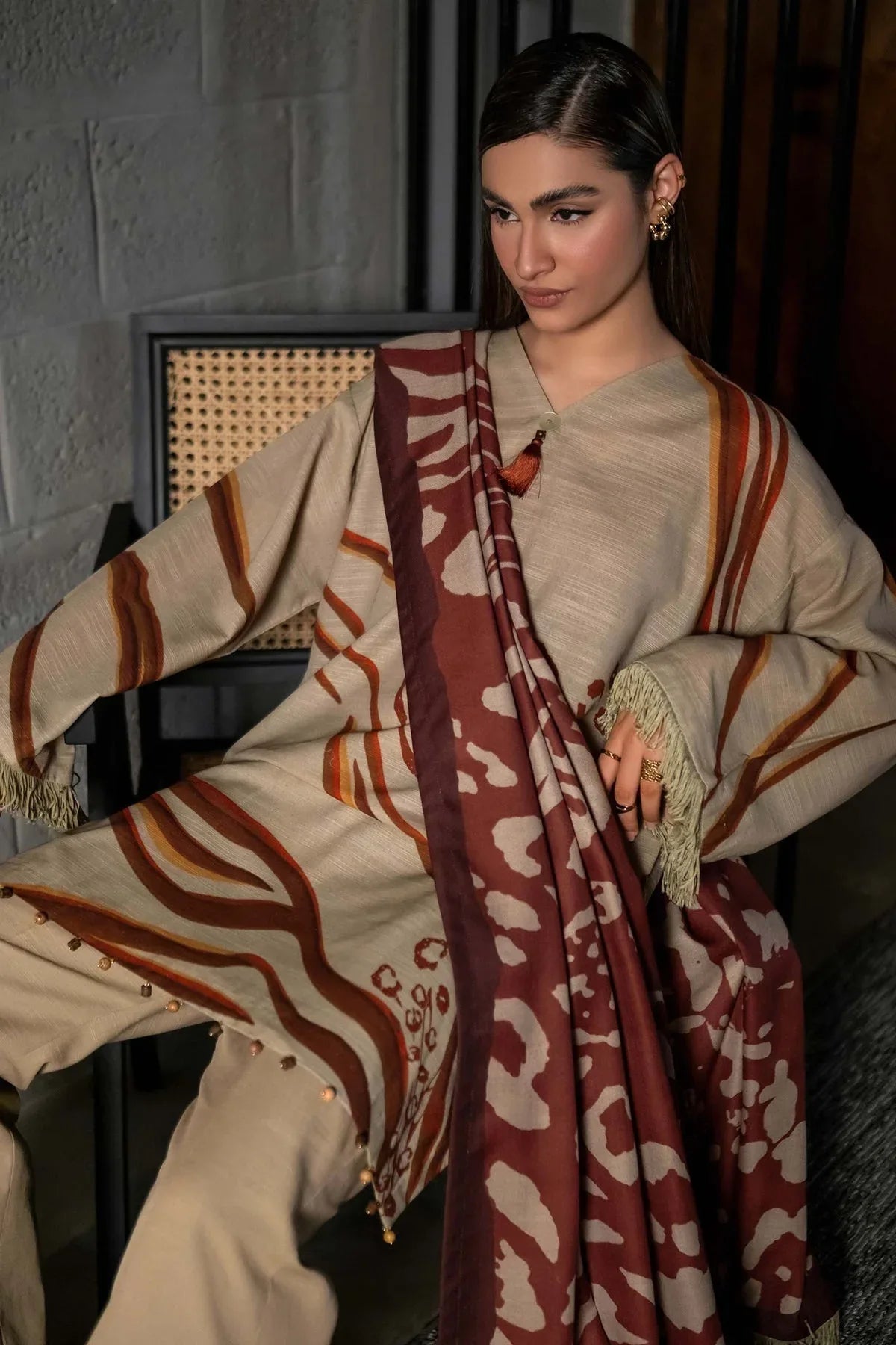 Maria B | Winter Basics 2024 |  510-A - Aqsa Fabrics