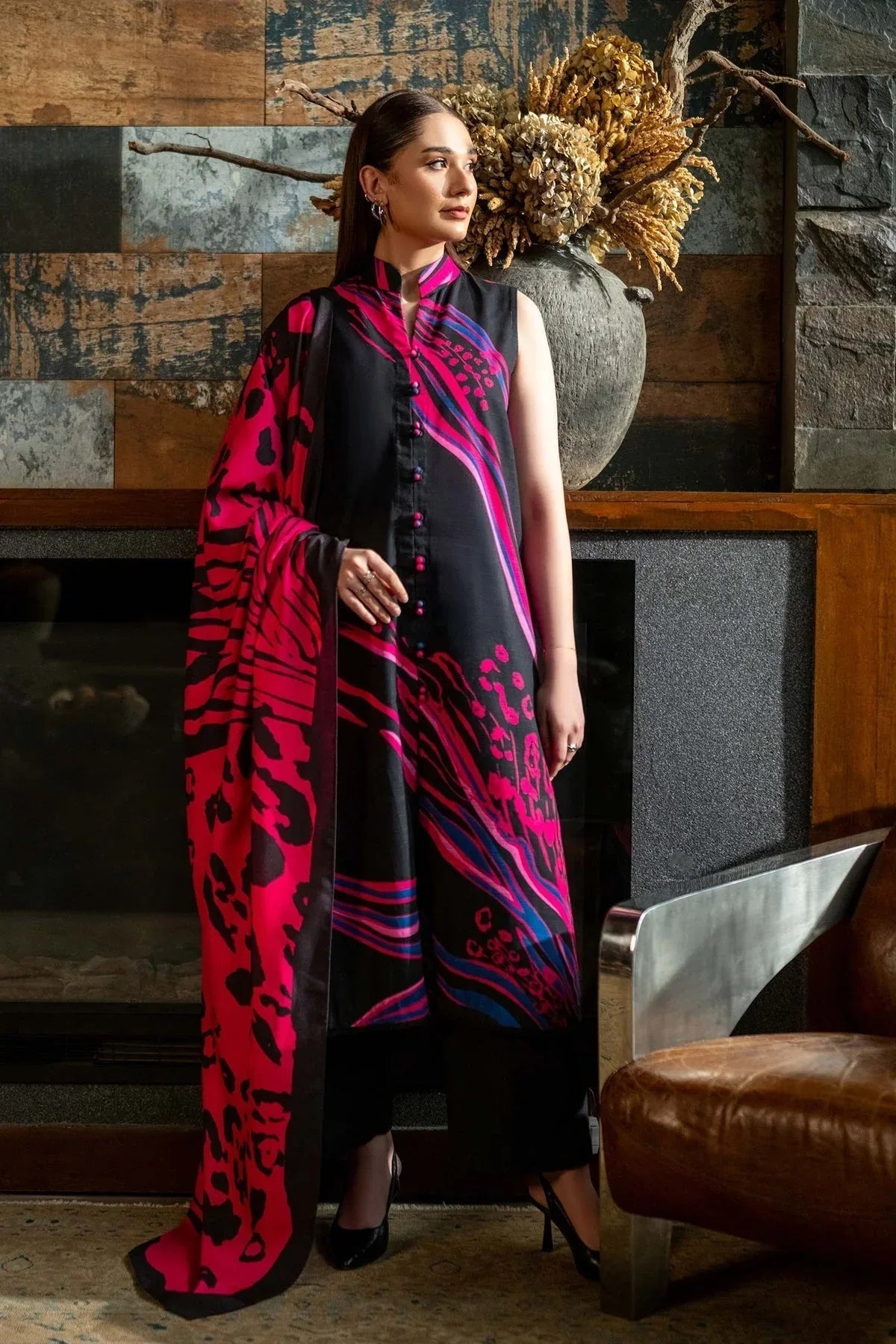 Maria B | Winter Basics 2024 |  510-B - Aqsa Fabrics