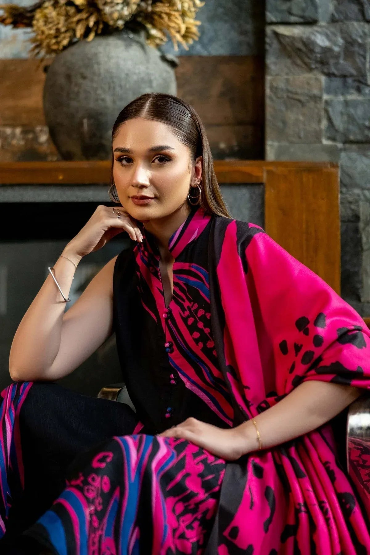 Maria B | Winter Basics 2024 |  510-B - Aqsa Fabrics