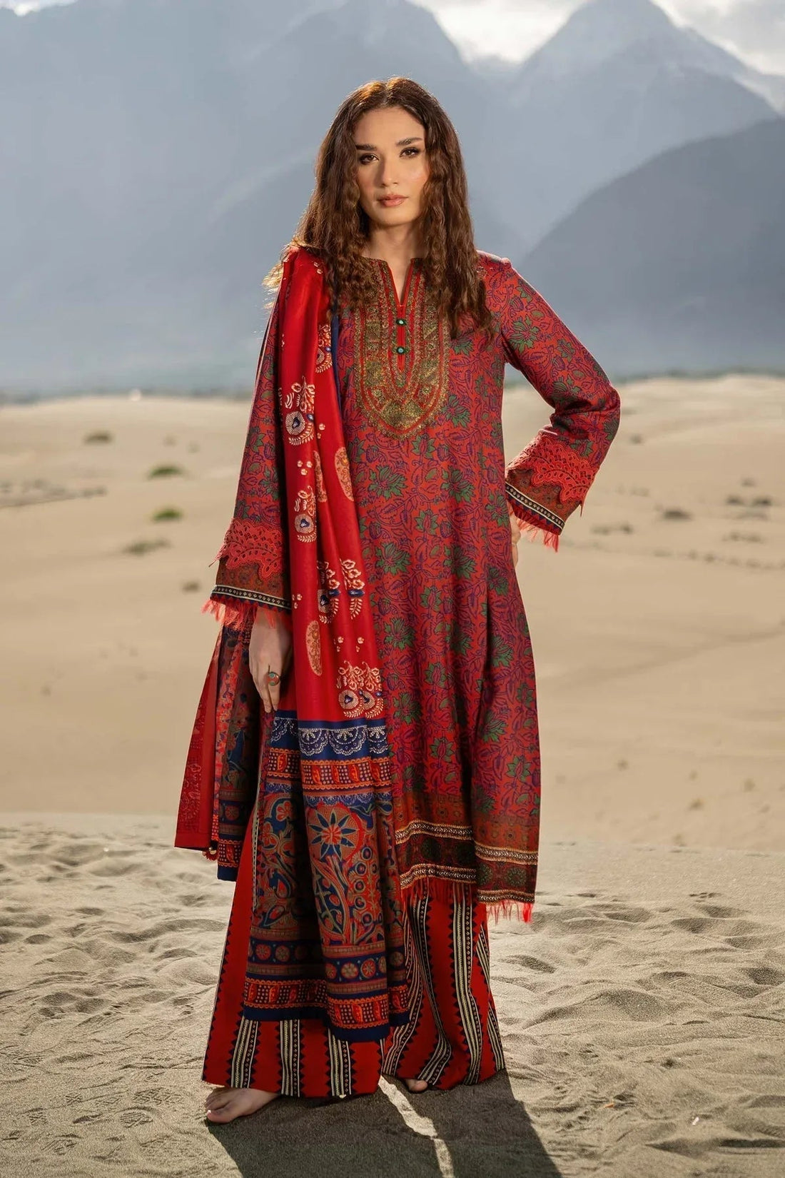 Maria B | Winter Basics 2024 |  511-B - Aqsa Fabrics