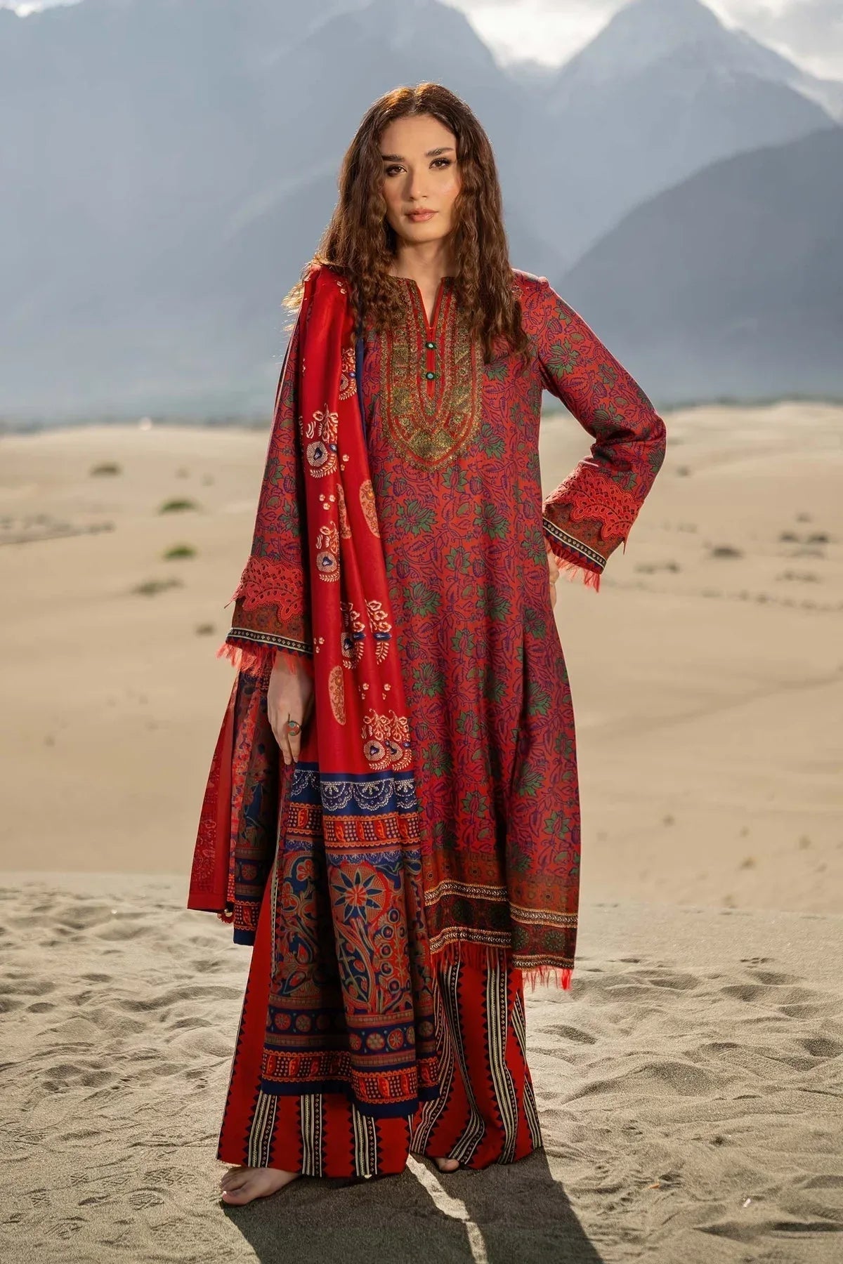 Maria B | Winter Basics 2024 |  511-B - Aqsa Fabrics