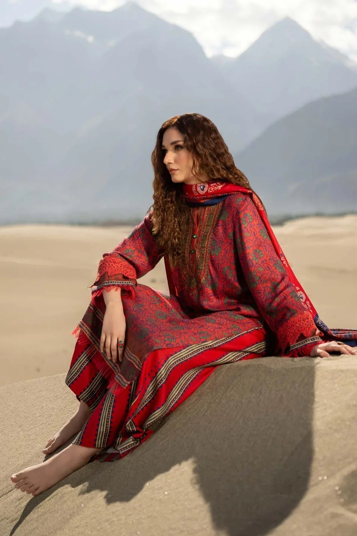 Maria B | Winter Basics 2024 |  511-B - Aqsa Fabrics