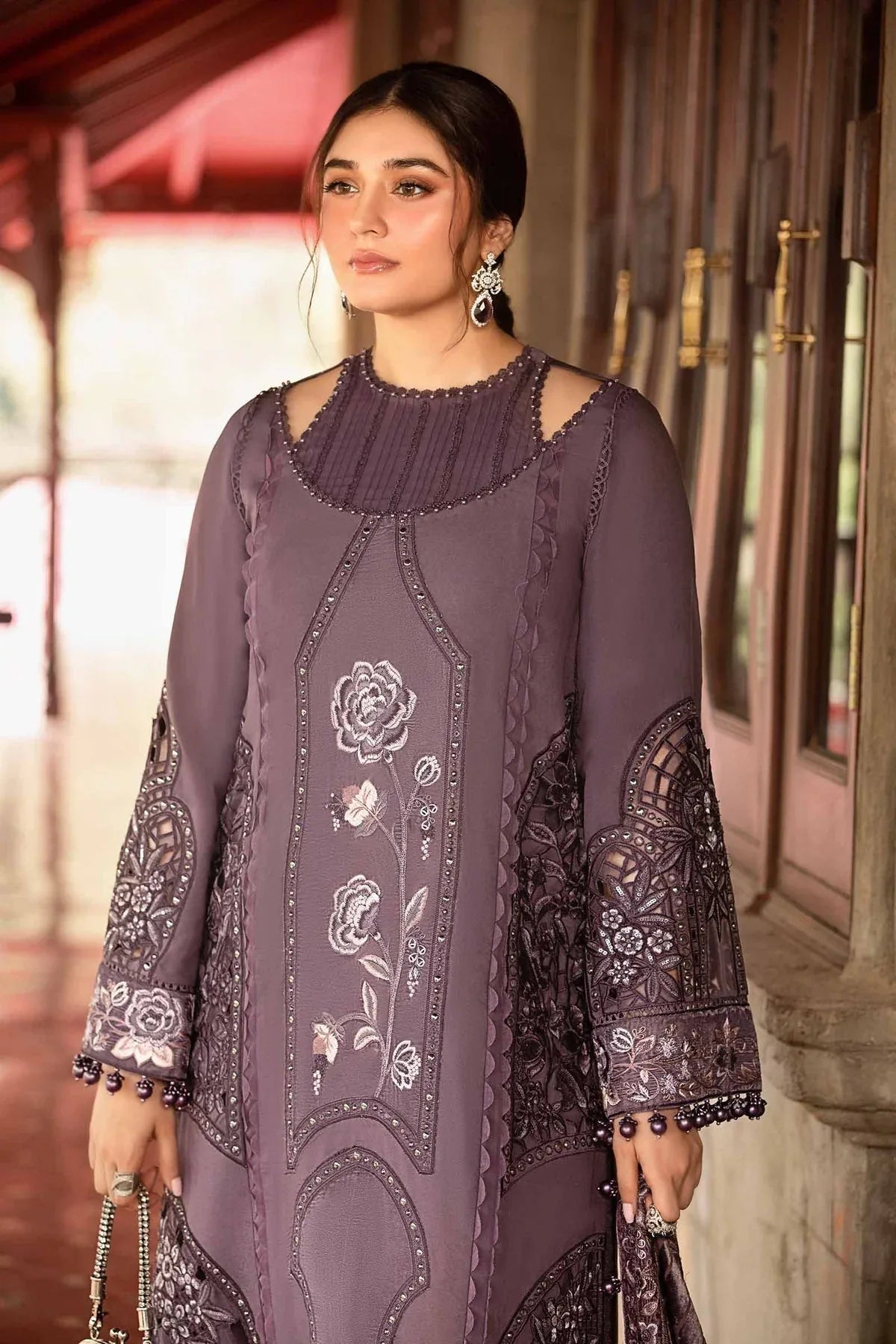 Maria B | Winter Luxe 24 | DL-1202 - Aqsa Fabrics
