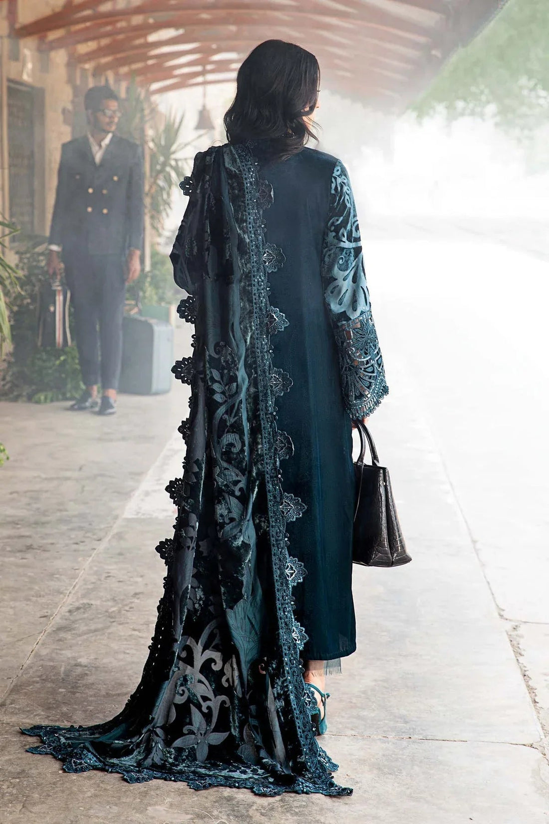 Maria B | Winter Luxe 24 | DL-1203 - Aqsa Fabrics