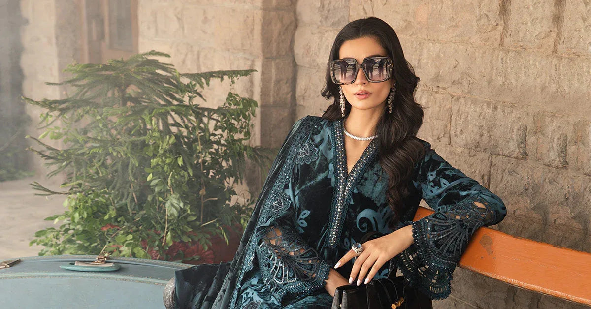 Maria B | Winter Luxe 24 | DL-1203 - Aqsa Fabrics