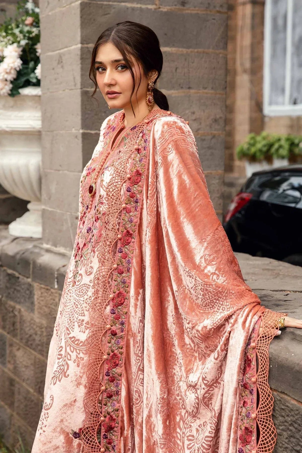 Maria B | Winter Luxe 24 | DL-1206 - Aqsa Fabrics