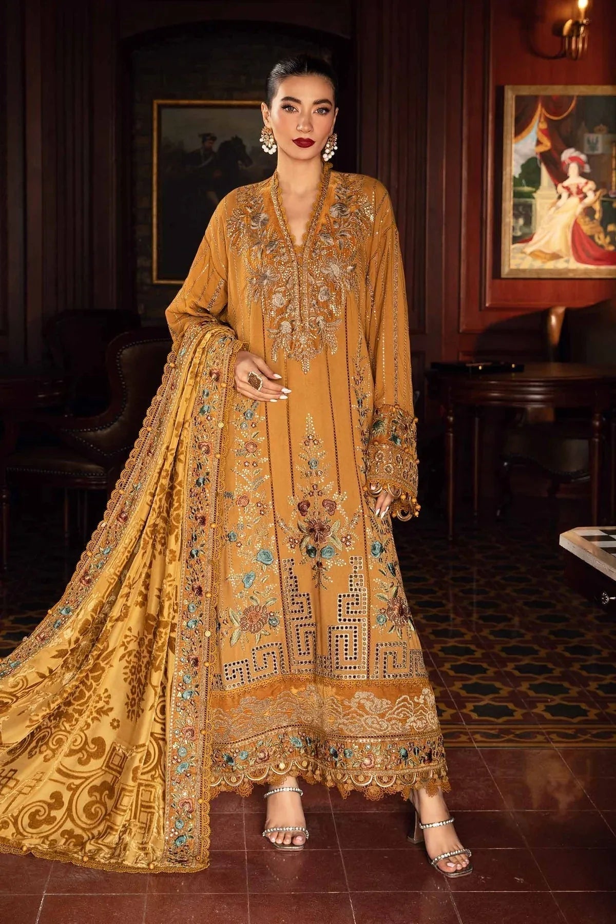 Maria B | Winter Luxe 24 | DL-1207 - Aqsa Fabrics