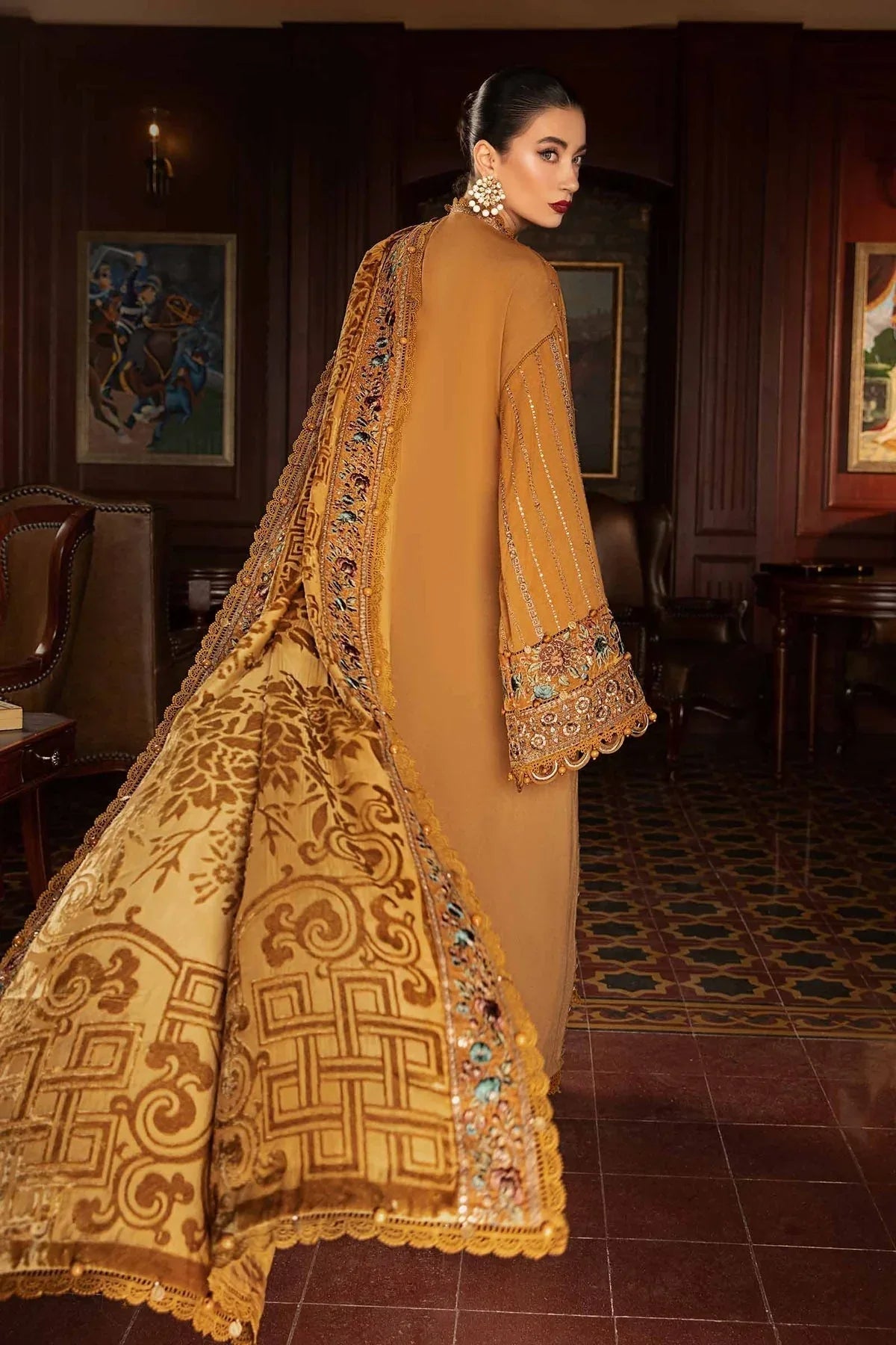 Maria B | Winter Luxe 24 | DL-1207 - Aqsa Fabrics