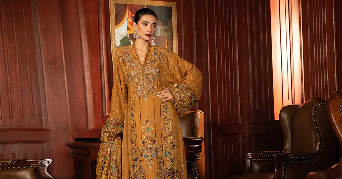 Maria B | Winter Luxe 24 | DL-1207 - Aqsa Fabrics