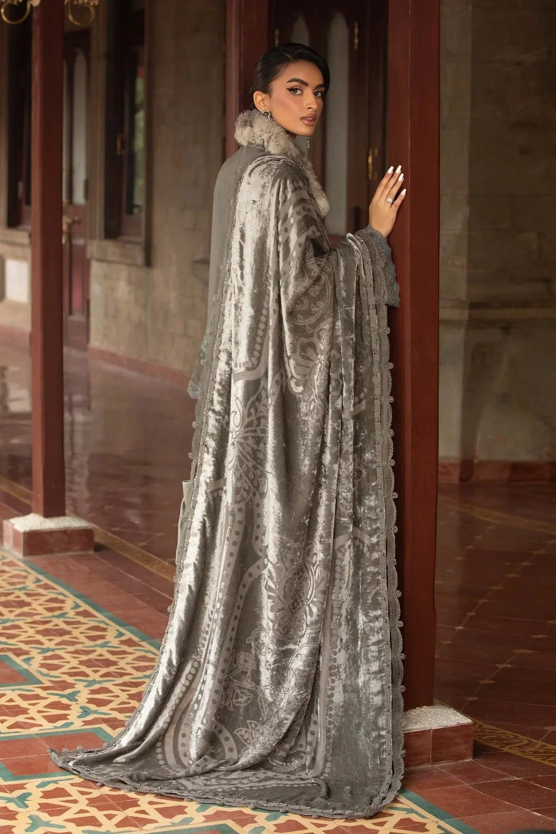 Maria B | Winter Luxe 24 | DL-1209 - Aqsa Fabrics