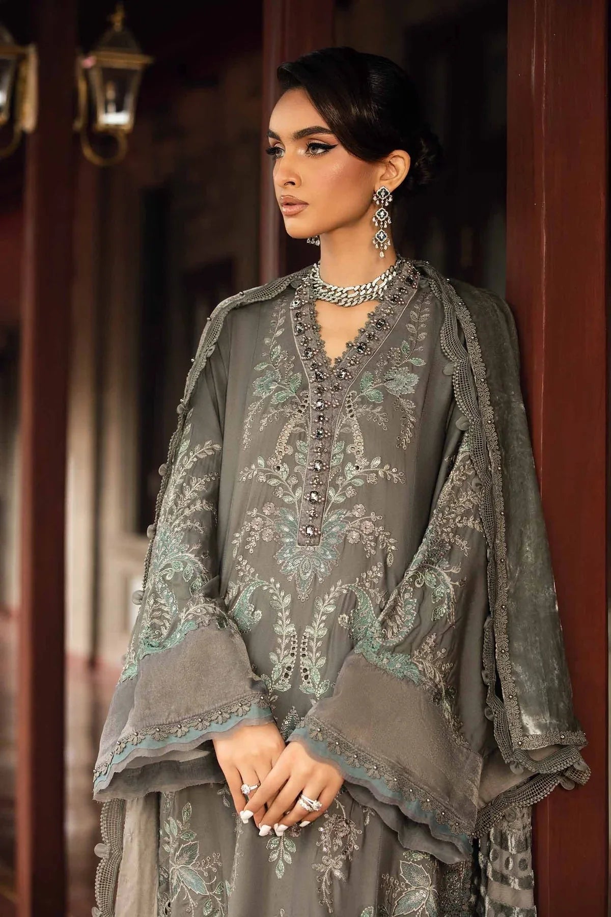 Maria B | Winter Luxe 24 | DL-1209 - Aqsa Fabrics