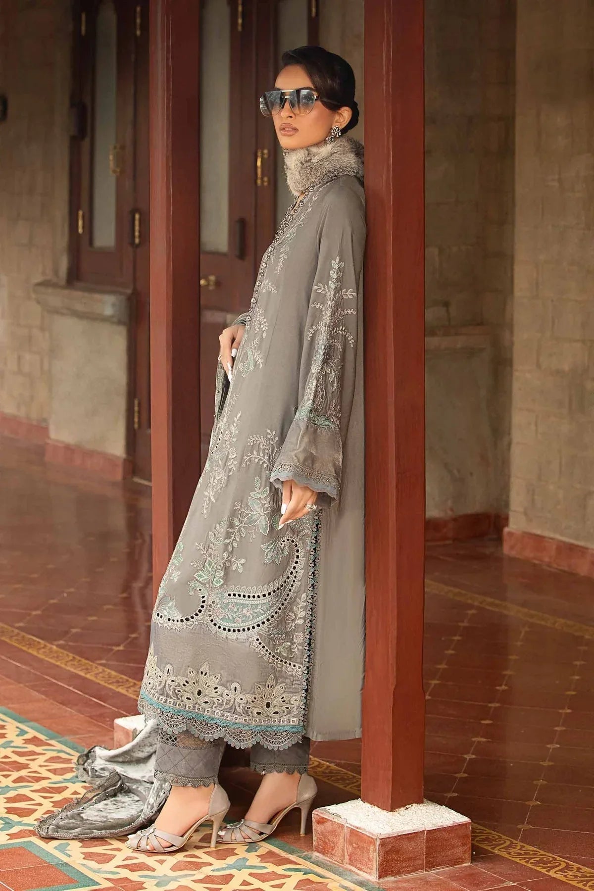 Maria B | Winter Luxe 24 | DL-1209 - Aqsa Fabrics