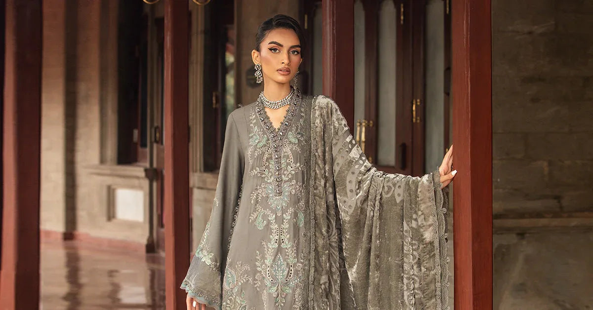 Maria B | Winter Luxe 24 | DL-1209 - Aqsa Fabrics