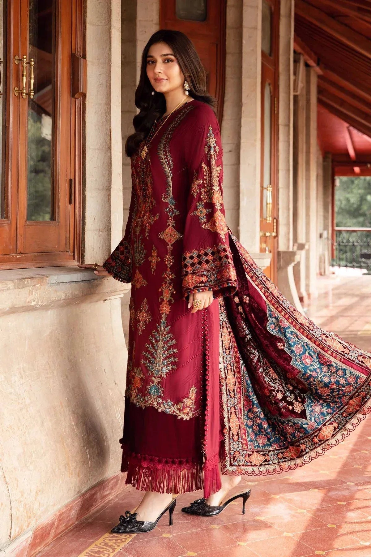 Maria B | Winter Luxe 24 | DL-1210 - Aqsa Fabrics