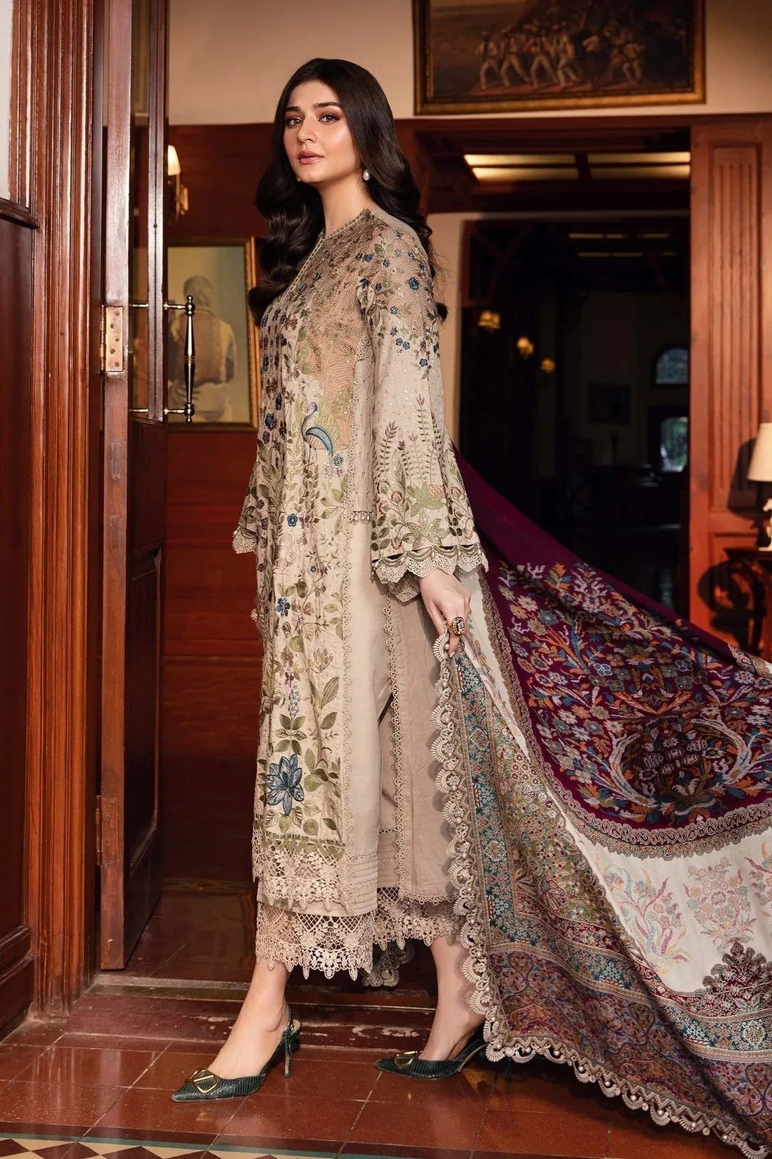 Maria B | Winter Luxe 24 | DL-1211 - Aqsa Fabrics