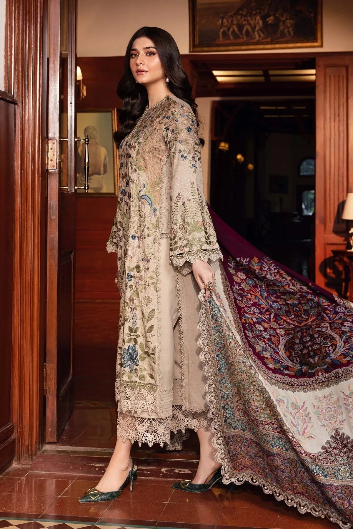 Maria B | Winter Luxe 24 | DL-1211 - Aqsa Fabrics