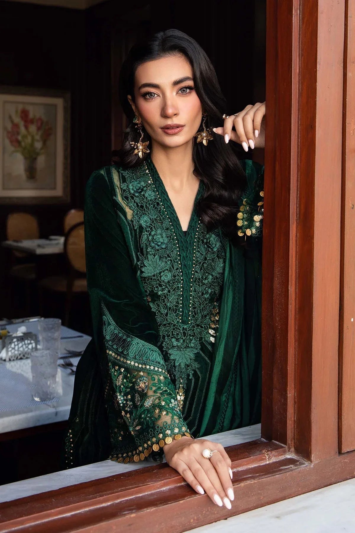 Maria B | Winter Luxe 24 | DL-1212 - Aqsa Fabrics