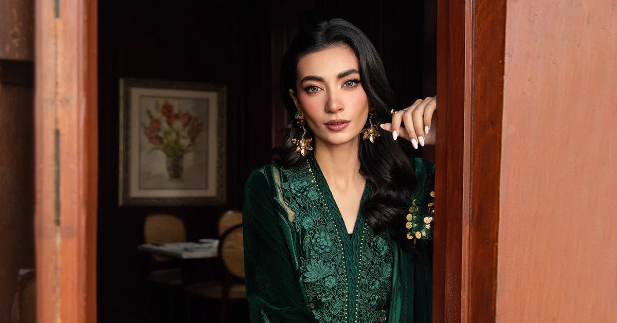 Maria B | Winter Luxe 24 | DL-1212 - Aqsa Fabrics